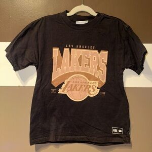 ‼️SALE‼️ kids Cotton On Black and Tan Lakers Kids T-Shirt